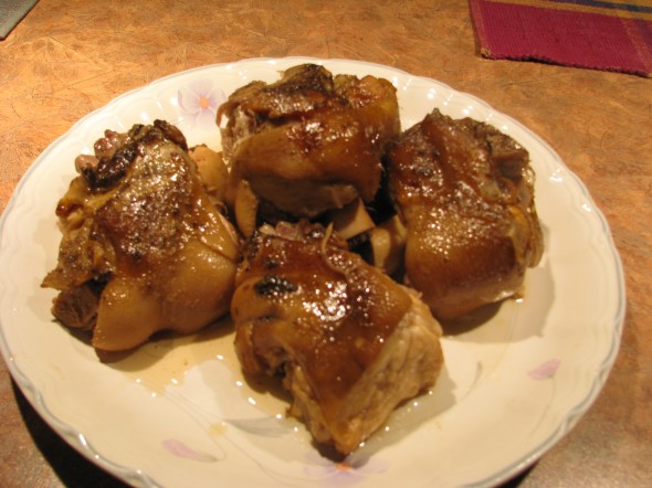 JARRET DE PORC BRAISÉ – La Cuisine de Michel